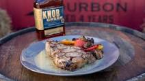 Grilled Pork Chops with Knob Creek® Bourbon Mustard Sauce Grilled Pork Chops with Knob Creek® Bourbon Mustard Sauce