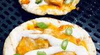 Air Fryer Buffalo Chicken Tostadas Air Fryer Buffalo Chicken Tostadas