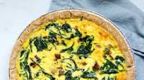 Chicken Sausage & Spinach Quiche Chicken Sausage & Spinach Quiche