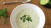 Cacik (chilled yogurt cucumber soup) Cacik (chilled yogurt cucumber soup)