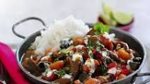 Beef curry and rice Beef curry and rice