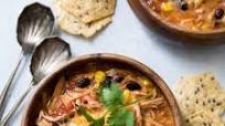 Clean Eating Creamy Chicken Enchilada Soup Clean Eating Creamy Chicken Enchilada Soup