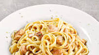 Salmon Spaghetti Carbonara Salmon Spaghetti Carbonara