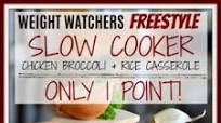 Weight Watchers Recipe for Slow Cooker Chicken Broccoli & Rice Casserole Weight Watchers Recipe for Slow Cooker Chicken Broccoli & Rice Casserole