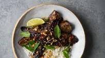 Thai-Style Roast Eggplant with Mint and Jasmine Rice Thai-Style Roast Eggplant with Mint and Jasmine Rice