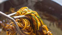 Easy 10 Minute Asian Zucchini Noodles (low-carb, Paleo) Easy 10 Minute Asian Zucchini Noodles (low-carb, Paleo)