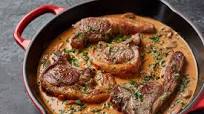 Lamb chop stroganoff Lamb chop stroganoff
