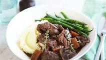 Slow-cooker beef cheeks in red wine Slow-cooker beef cheeks in red wine