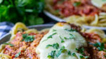Baked Crispy Chicken Parmesan Baked Crispy Chicken Parmesan
