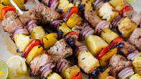 Grilled Pork Kebabs with Southeast Asian Marinade Grilled Pork Kebabs with Southeast Asian Marinade