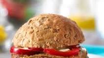 Veggie Burger with Arugula and Spicy Mustard Recipe Veggie Burger with Arugula and Spicy Mustard Recipe