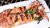 Inihaw na Pusit with Scallion Inihaw na Pusit with Scallion