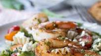Mediterranean Shrimp and Pasta Salad Mediterranean Shrimp and Pasta Salad