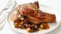 Cranberry-Apricot Stuffed Pork Chops Cranberry-Apricot Stuffed Pork Chops