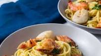Shrimp and Scallop Pasta with Lemon Shrimp and Scallop Pasta with Lemon