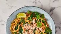 Chilli Crab & Spring Green Noodles Chilli Crab & Spring Green Noodles