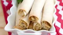Creamy Baked Chicken Taquitos Creamy Baked Chicken Taquitos