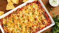 Cheesy Beef and Sweet Potato Taco Casserole Cheesy Beef and Sweet Potato Taco Casserole