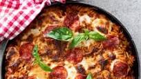 Pizza pasta bake Pizza pasta bake