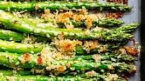 Crispy Garlic Parmesan Asparagus Crispy Garlic Parmesan Asparagus