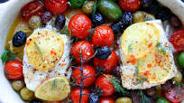 Simple Greek Style Baked Fish Simple Greek Style Baked Fish