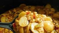 Slow cooker chicken taco & potato casserole Slow cooker chicken taco & potato casserole