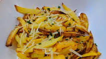 Air Fryer Parmesan Rutabaga Fries Air Fryer Parmesan Rutabaga Fries