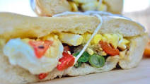 Pressed Vegetarian Picnic Sandwich Pressed Vegetarian Picnic Sandwich