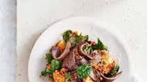 Steak With Warm Potato & Roast Capsicum Salad Recipe | Woolworths Steak With Warm Potato & Roast Capsicum Salad Recipe | Woolworths