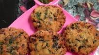 Palak poha tikki Palak poha tikki