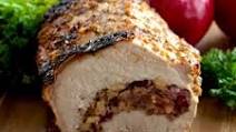 Stuffed Pork Loin with Apples, Cranberries and Pecans Stuffed Pork Loin with Apples, Cranberries and Pecans