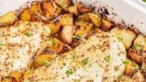 Baked Honey Dijon Chicken and Potatoes Baked Honey Dijon Chicken and Potatoes