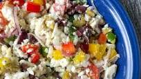 Low Carb Antipasto Cauliflower Rice Salad Low Carb Antipasto Cauliflower Rice Salad