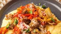 Sweet Italian Sausage & Peppers with Polenta Sweet Italian Sausage & Peppers with Polenta