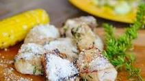 Churrasco de Porco com Queijo Ralado (Herby-Beer Pork Loin Sprinkled with Parmesan Cheese) Churrasco de Porco com Queijo Ralado (Herby-Beer Pork Loin Sprinkled with Parmesan Cheese)