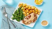 Steakhouse Pork Chops with a Creamy Shallot Pan Sauce & Lemony Green Beans Steakhouse Pork Chops with a Creamy Shallot Pan Sauce & Lemony Green Beans