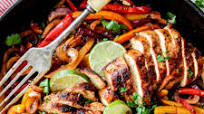 Skillet Chicken Fajitas Skillet Chicken Fajitas