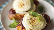 Red onion and goats cheese bruschetta Red onion and goats cheese bruschetta