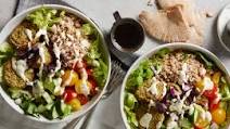 Greek Salad with Air-Fryer Falafel Greek Salad with Air-Fryer Falafel