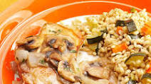Pork Chops with Mushroom-Tarragon Sauce Pork Chops with Mushroom-Tarragon Sauce