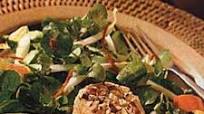 Hazelnut-Crusted Goat Cheese Salad Hazelnut-Crusted Goat Cheese Salad