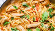 Creamy Tomato Basil Chicken Pasta Creamy Tomato Basil Chicken Pasta