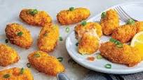 Smoked Salmon Croquettes With Horseradish-scallion Dip Smoked Salmon Croquettes With Horseradish-scallion Dip