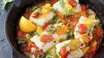 Pan Seared Halibut in Garlic White Wine Sauce Pan Seared Halibut in Garlic White Wine Sauce