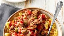 Turkey Sausage with Pasta Turkey Sausage with Pasta