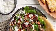 Gyro Salad with Tzatziki Dressing Gyro Salad with Tzatziki Dressing