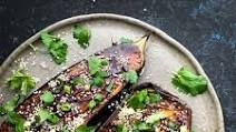 Roasted Asian Eggplant with Gochujang Glaze Roasted Asian Eggplant with Gochujang Glaze