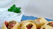 Turkey Gyro Pockets and Tzatziki