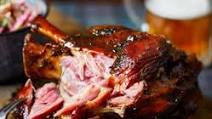 Slow cooked ham hock in cola Slow cooked ham hock in cola