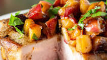 Sous Vide Pork Chops with apple chutney Sous Vide Pork Chops with apple chutney